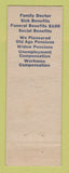 Matchbook Cover - Eagles Club Missoula MT