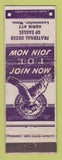Matchbook Cover - Eagles Club Leominster MA WEAR