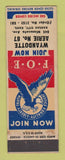 Matchbook Cover - Eagles Club Kansas City KS
