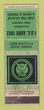 Matchbook Cover - Eagles Club Follansbee WV WEAR