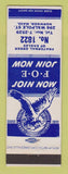 Matchbook Cover - Eagles Club Norwood MA