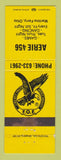 Matchbook Cover - Eagles Club Martins Ferry OH YELLOW