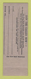 Matchbook Cover - Eagles Club Frankfort IN