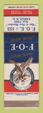 Matchbook Cover - Eagles Club Fargo ND