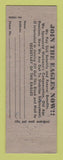 Matchbook Cover - Eagles Club Muscatine IA WEAR