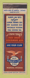 Matchbook Cover - Eagles Club Milwaukee WI WEAR