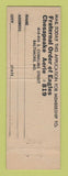 Matchbook Cover - Eagles Club Baltimore MD