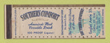 Matchbook Cover - Eagles Club Southern Comfort Liquor