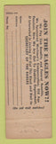 Matchbook Cover - Eagles Club Newark OH