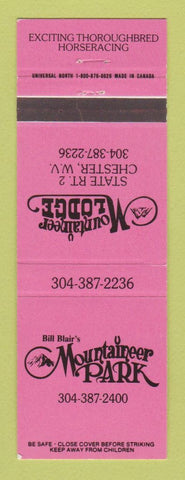 Matchbook Cover - Mountaineer Lodge Chester WV