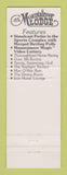 Matchbook Cover - Mountaineer Lodge Chester WV