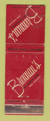 Matchbook Cover - Brenna's Old Absinthe House New Orleans LA WORN