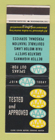Matchbook Cover - AAA Auto Club