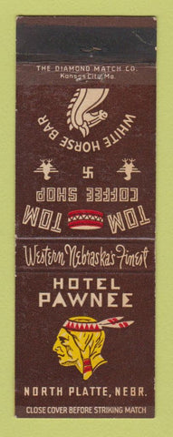 Matchbook Cover - Hotel Pawnee North Platte NE WEAR