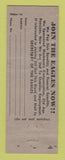 Matchbook Cover - Eagles Club Gary IN