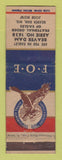 Matchbook Cover - Eagles Club Beaver Dam WI WEAR