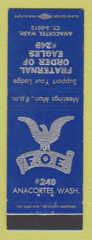 Matchbook Cover - Eagles Club Anacortes WA