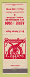 Matchbook Cover - Eagles Club Bend OR