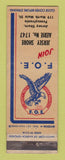 Matchbook Cover - Eagles Club Jersey Shore PA