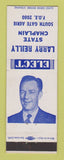 Matchbook Cover - Eagles Club South Gate CA Larry Reilly Chaplain