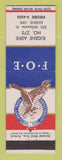 Matchbook Cover - Eagles Club Eugene OR