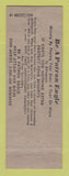 Matchbook Cover - Eagles Club Brownsville PA
