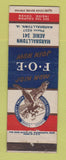 Matchbook Cover - Eagles Club Marshalltown IA