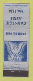 Matchbook Cover - Eagles Club Carnegie