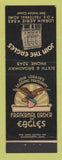 Matchbook Cover - Eagles Club LorainOH