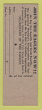 Matchbook Cover - Eagles Club Tacoma WA