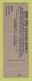 Matchbook Cover - Eagles Club Logansport IN WORN