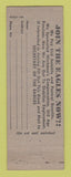 Matchbook Cover - Eagles Club The Dalles OR