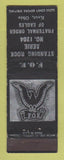 Matchbook Cover - Eagles Club Kent OH WEAR