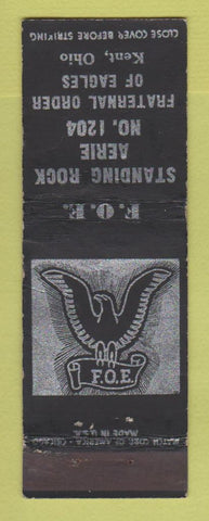 Matchbook Cover - Eagles Club Kent OH WEAR