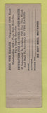 Matchbook Cover - Eagles Club Kent OH WEAR