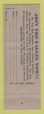 Matchbook Cover - Eagles Club Lebanon OH