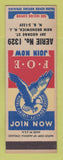 Matchbook Cover - Eagles Club New Brunswick NJ SAMPLE