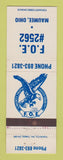 Matchbook Cover - Eagles Club Maumee OH