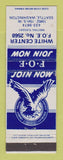 Matchbook Cover - Eagles Club Seattle WA