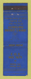 Matchbook Cover - Eagles Club Irwin PA WEAR
