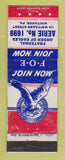 Matchbook Cover - Eagles Club Whitaker PA
