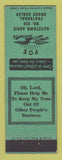Matchbook Cover - Eagles Club Kutztown PA GREEN