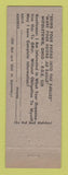 Matchbook Cover - Eagles Club Catawissa PA