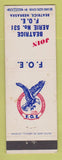 Matchbook Cover - Eagles Club Beatrice NE