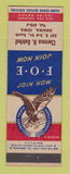 Matchbook Cover - Eagles Club Onawa IA