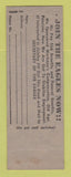 Matchbook Cover - Eagles Club Onawa IA