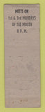 Matchbook Cover - Eagles Club Bridgeton NJ WEAR