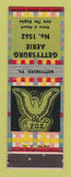 Matchbook Cover - Eagles Club Gettysburg PA