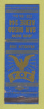Matchbook Cover - Eagles Club San Diego CA WEAR