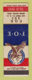 Matchbook Cover - Eagles Club Grand Rapids MI